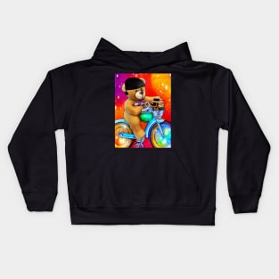 Bike Riding Kids Hoodie